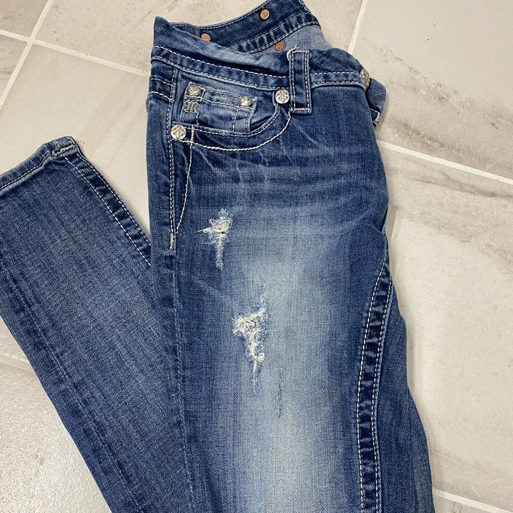 Miss me distressed skinny